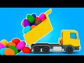 Magical Surprise Eggs Adventure | City Cars with Dump and Fire Trucks