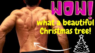 with these two  strong back exercises you'll get  the christmas tree earlier this year #short