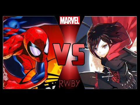 Ultimate Spiderman VS Ruby Rose (Marvel VS RWBY)