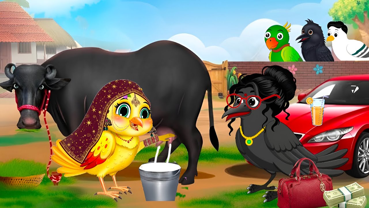 चिड़िया और कौवा की कहानी | Episode New | Chidiya Wala Cartoon | Minu Acchi NEW | Chidiya Ki Kahani