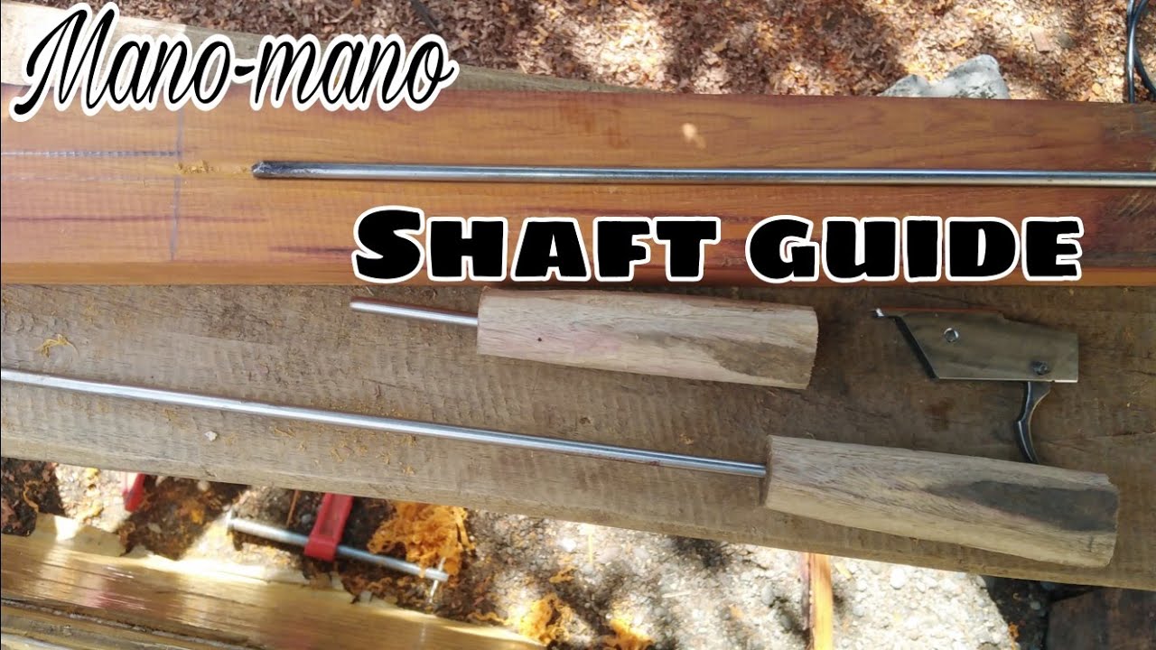 eps143:mano-mano pag kanal ng shaft guide|no powers tools.