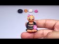 Clay bee character step by step  easy clay modeling 8