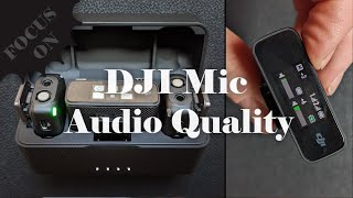 DJI Mic Settings for Good Audio