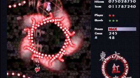 Touhou 06 - Embodiment of Scarlet Devil EX Part 1