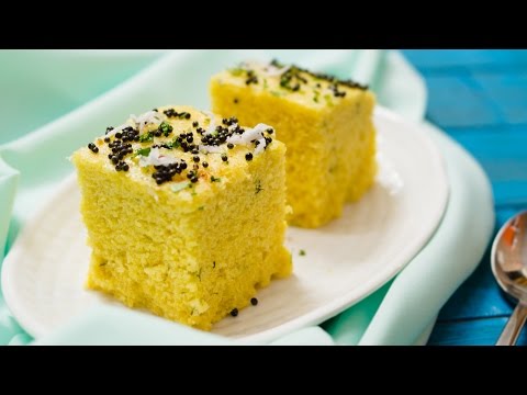 khaman-dhokla-using-curd-in-hindi-|-besan-dhokla-without-eno-|-gujarati-snack-recipe