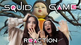 HALF KOREAN SISTERS WATCHING *SQUID GAME* FOR THE FIRST TIME | Red Light, Green Light Ep 1 Reaction