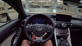 2023 Lexus RC F - POV Night Drive (Binaural Audio)