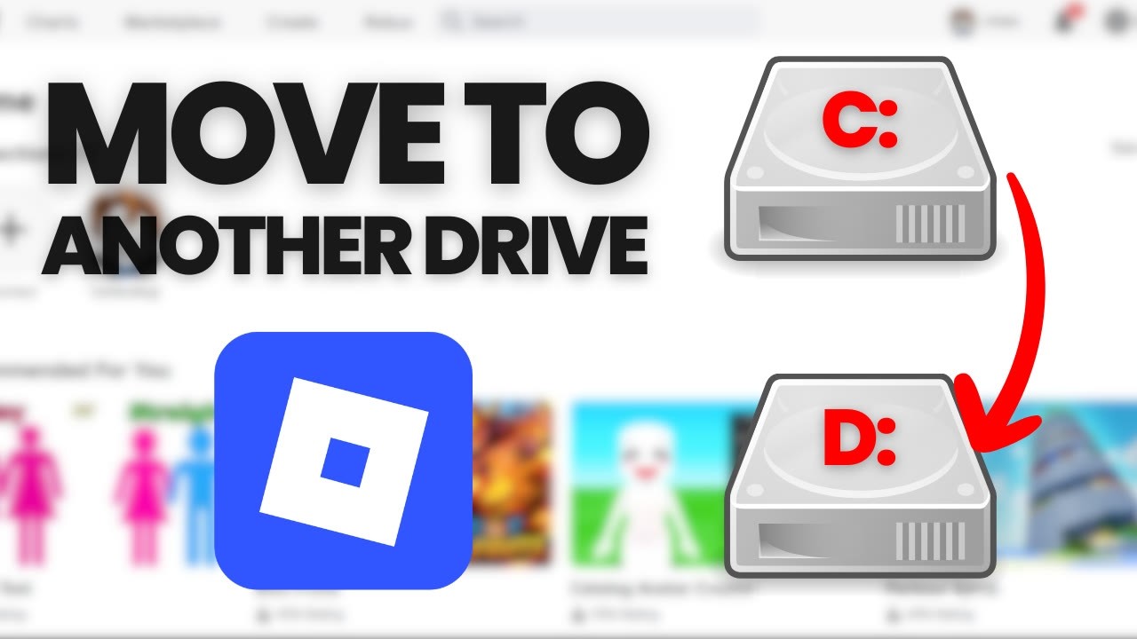 How To Move Roblox To Another Drive 2026 YouTube 