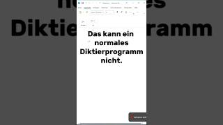 Das kann ein normales Diktierprogramm nicht | KI