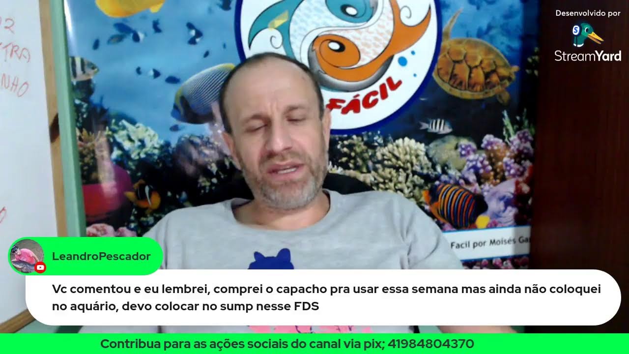 LIVE – Aquarismo Fácil – 17/02/2021 – Até onde vai seu ego no aquarismo???