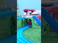 2階建てステーションから電車が発信する #プラレール