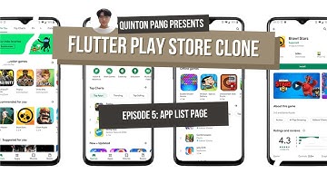 Flutter Google Play Store Clone Ep 5: App List Page