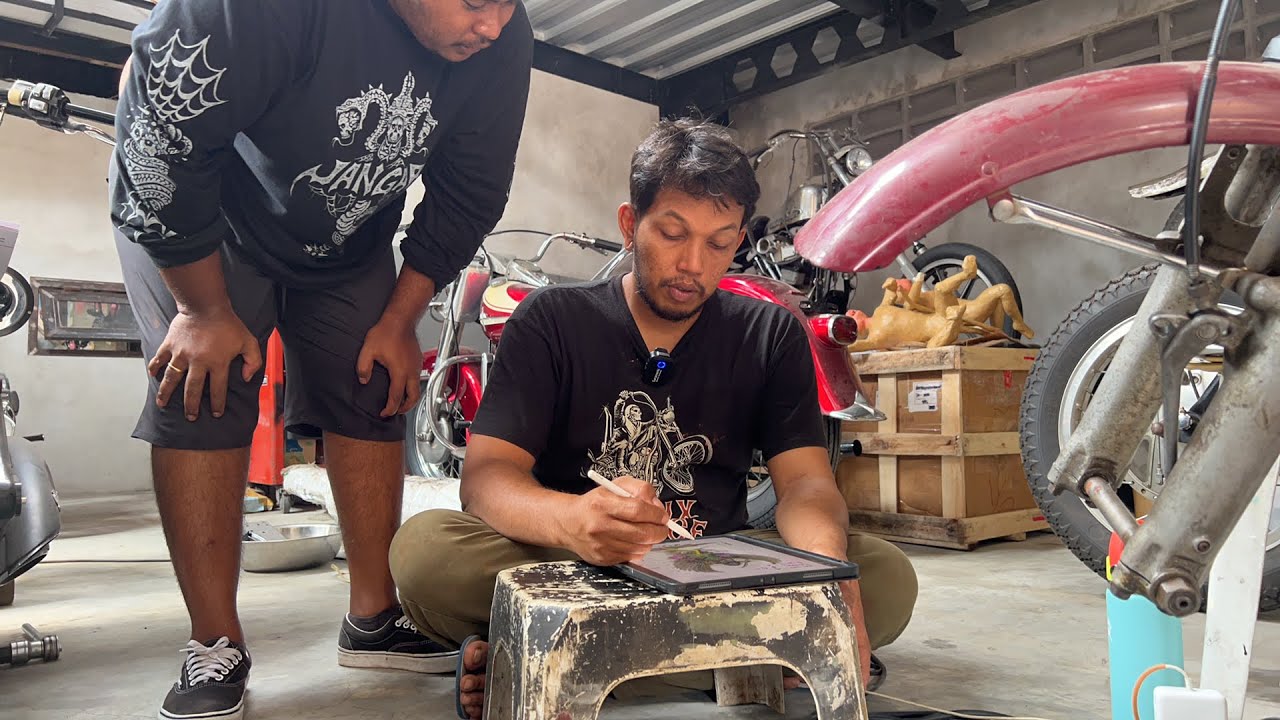 PERSIAPAN OGOH-OGOH KOLABORASI KEDUX & GUSMAN