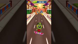 Talking Tom Gold Run Zombie Ben in Skateboard World Funny Race iOS Gameplay #shorts screenshot 1