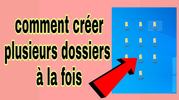 comment créer plusieurs dossiers via l