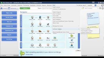 QUICKBOOKS POINT OF SALE: TURN OFF AUTOMATIC UPDATES & APPLY UPDATES