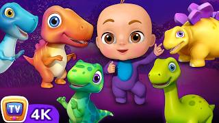 five little dinos went out one day dinosaur rhymes kids