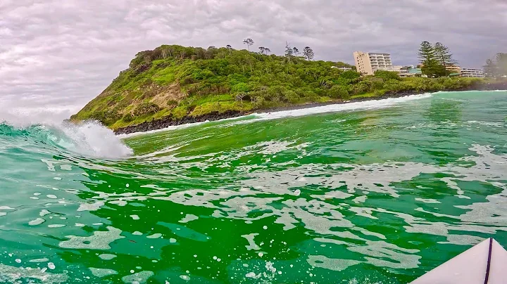 POV Surfing Perfect Glassy Gold Coast
