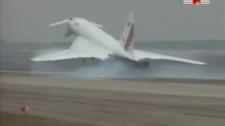 Tu-144 LL landing