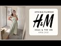 NEW IN H&M HAUL & TRY ON| SPRING SUMMER| APRIL 2021| Katie Peake