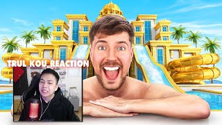 TrulKouReaction| Kỳ nghỉ $1 vs $250,000