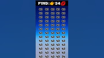 Find 👉 34 🤔 odd number puzzle || math reasoning puzzle ||#brainteasers #braintest #puzzlelover