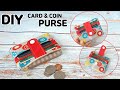 DIY CUTE CARD & COIN PURSE / Mini wallet / zipper pouch / sewing tutorial [Tendersmile Handmade]