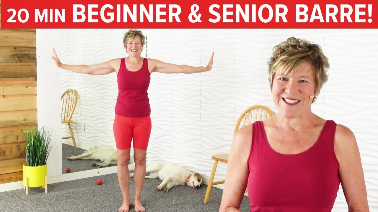 Get Lean and Strong with this Beginner/Senior Friendly 20 Min Barre Routine