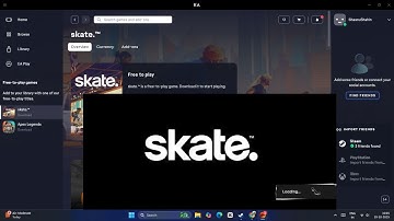 How to Fix Skate stuck on black loading screen and crash