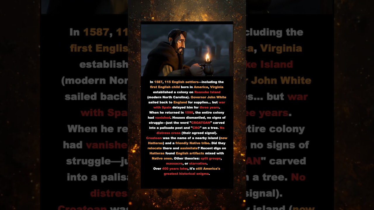 CROATOAN: America's Oldest Unsolved Mystery – The Lost Colony of Roanoke