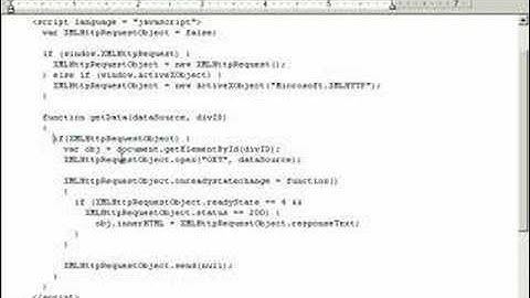 Problems creating an XMLHttpRequest Object -Ajax tutorial 14