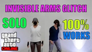 GTA 5 ONLINE *RARE* INVISIBLE ARMS GLITCH FOR FEMALE SOLO 1.37