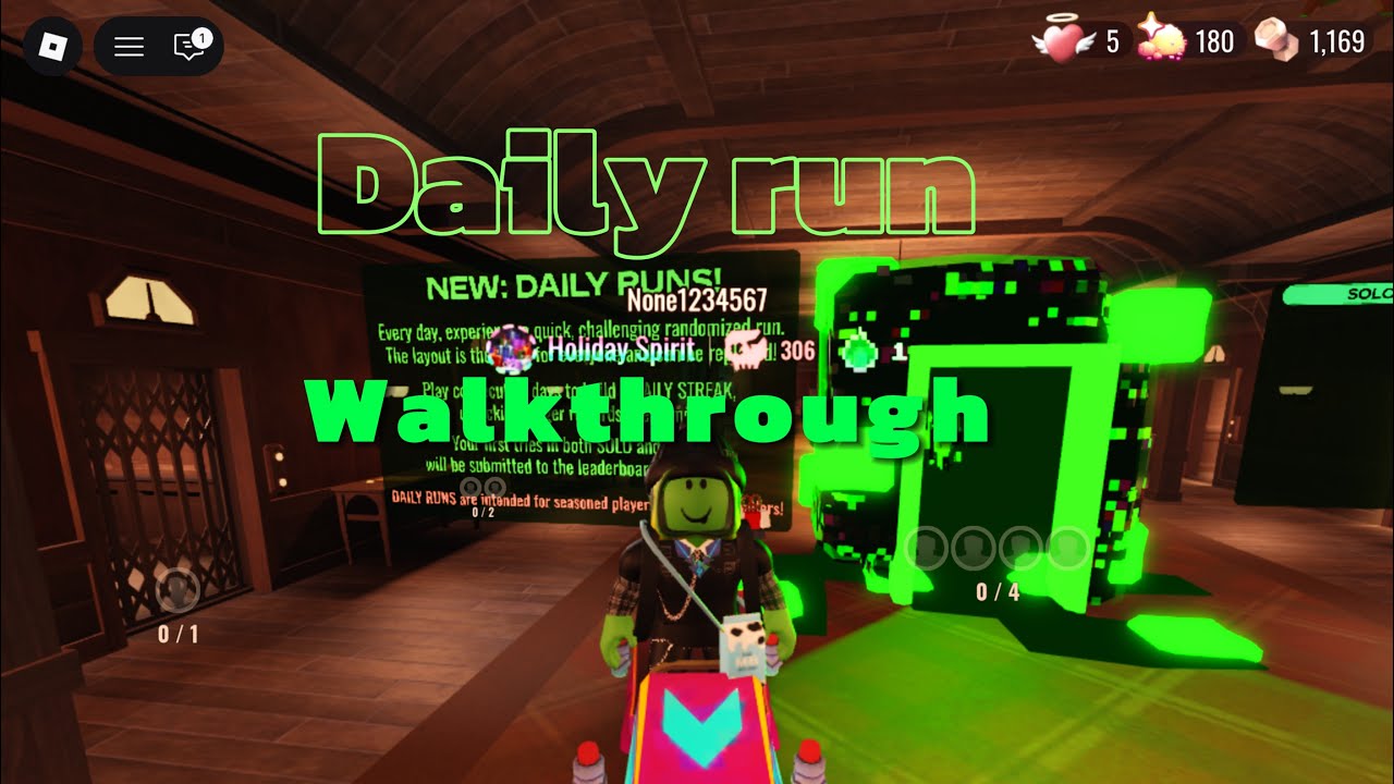 Doors Daily run - Walkthrough Solo game mode no commentary - YouTube