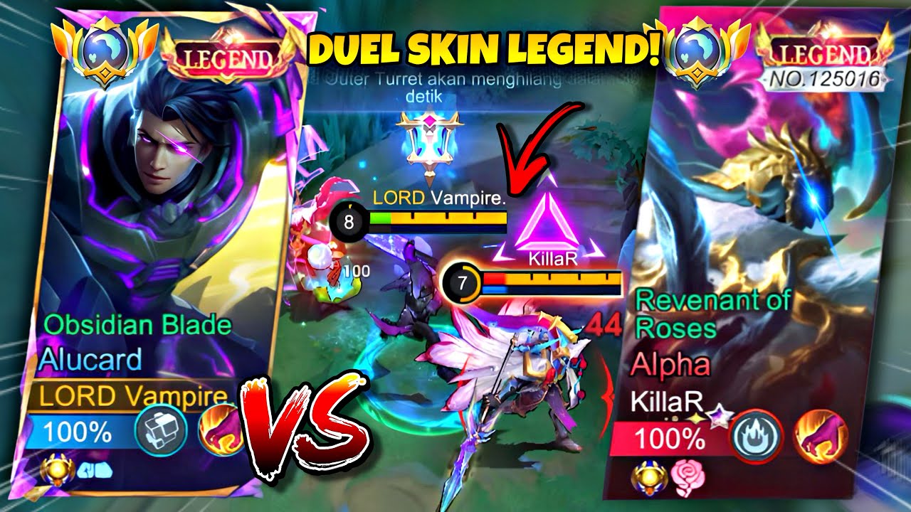 PERTARUNGAN EPIC! ALUCARD LEGEND VS ALPHA LEGEND, SIAPAKAH PEMENANGNYA? | MLBB