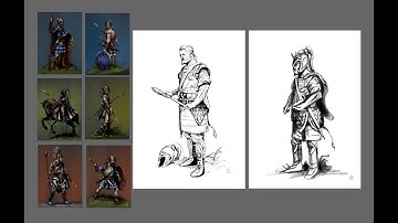 Atlantean Admiral: Character Design Timelapse Process (Teaser)