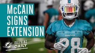 Bobby McCain signs extension and four rookies ink first NFL contract | Dolphins Daily