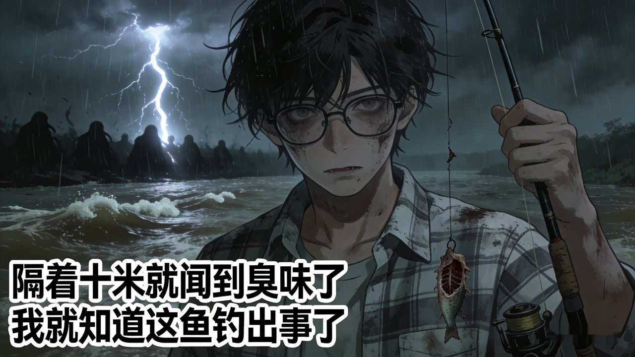 隔著十米就聞到臭味了 我就知道這魚釣出事了 