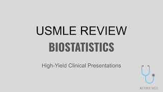 THE ULTIMATE HIGH YIELD USMLE BIOSTATS REVIEW | STEP 1, STEP 2 and STEP 3 | BIOSTATISTICS screenshot 2