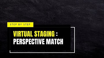 Virtual Staging with 3ds Max Tutorial : Perspective Match