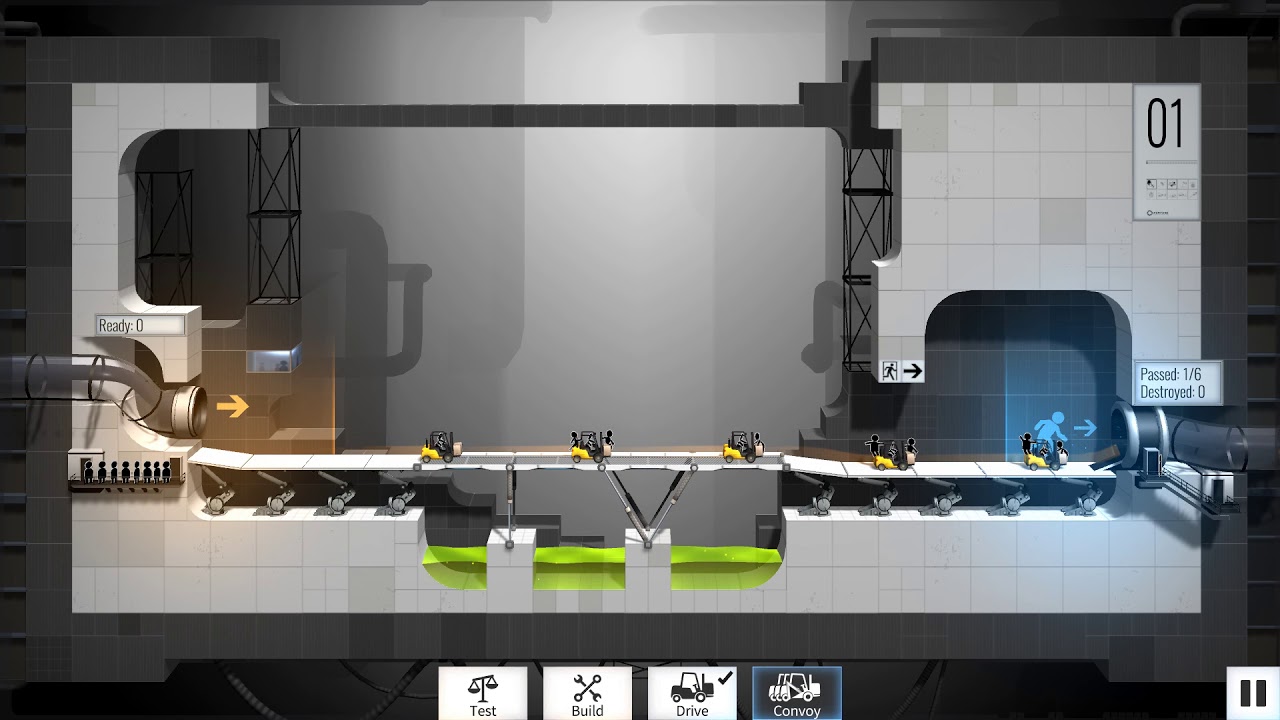 Bridge Constructor Portal Levels 1,2 & 3 - YouTube