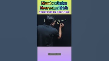 Number Series Reasoning Questions🔥#ssc #ssccgl #sscgd #rrb #shorts #shortsfeed