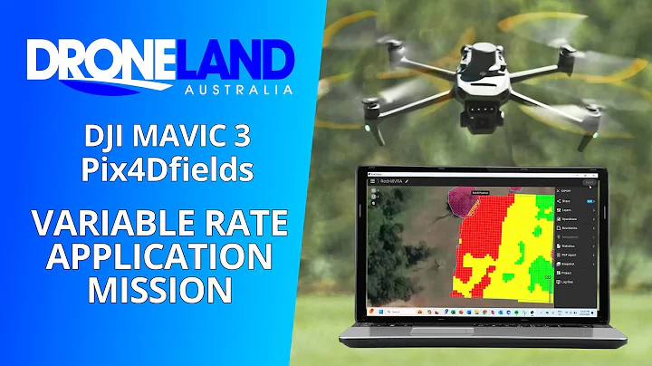 Pix4Dfields & DJI Mavic 3 - Variable Rate Application Mission In The Field