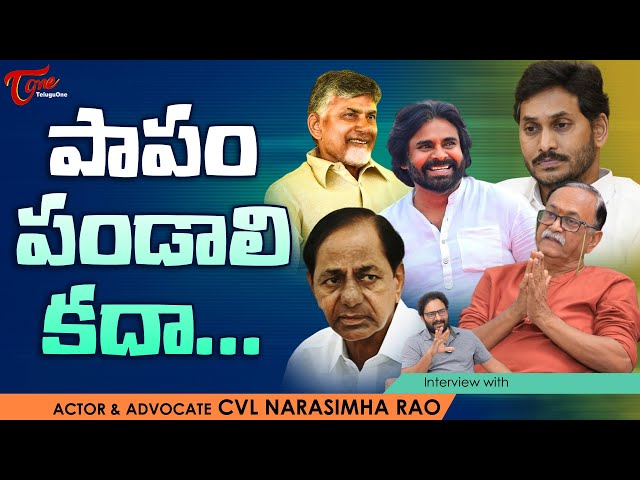 CVL Narasimha Rao Latest Interview | పాపం పండాలి కదా... TeluguOne class=