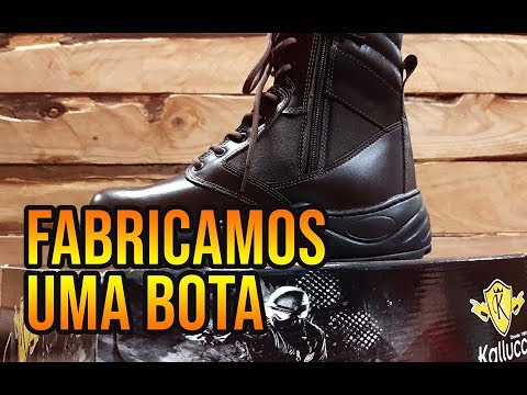 CRIAMOS UMA BOTA TATICA – THOR ALPHA – DA KALLUCCI