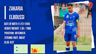 Zakaria Elboussi L 20 L Defender L Ujst L 2025.26