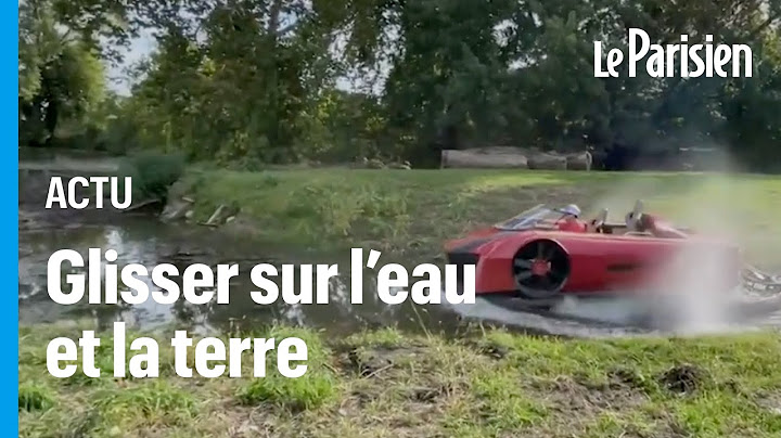 Pour 185 000€, l'« hovercraft » électrique vous permet de glisser jusqu'à 80km/h