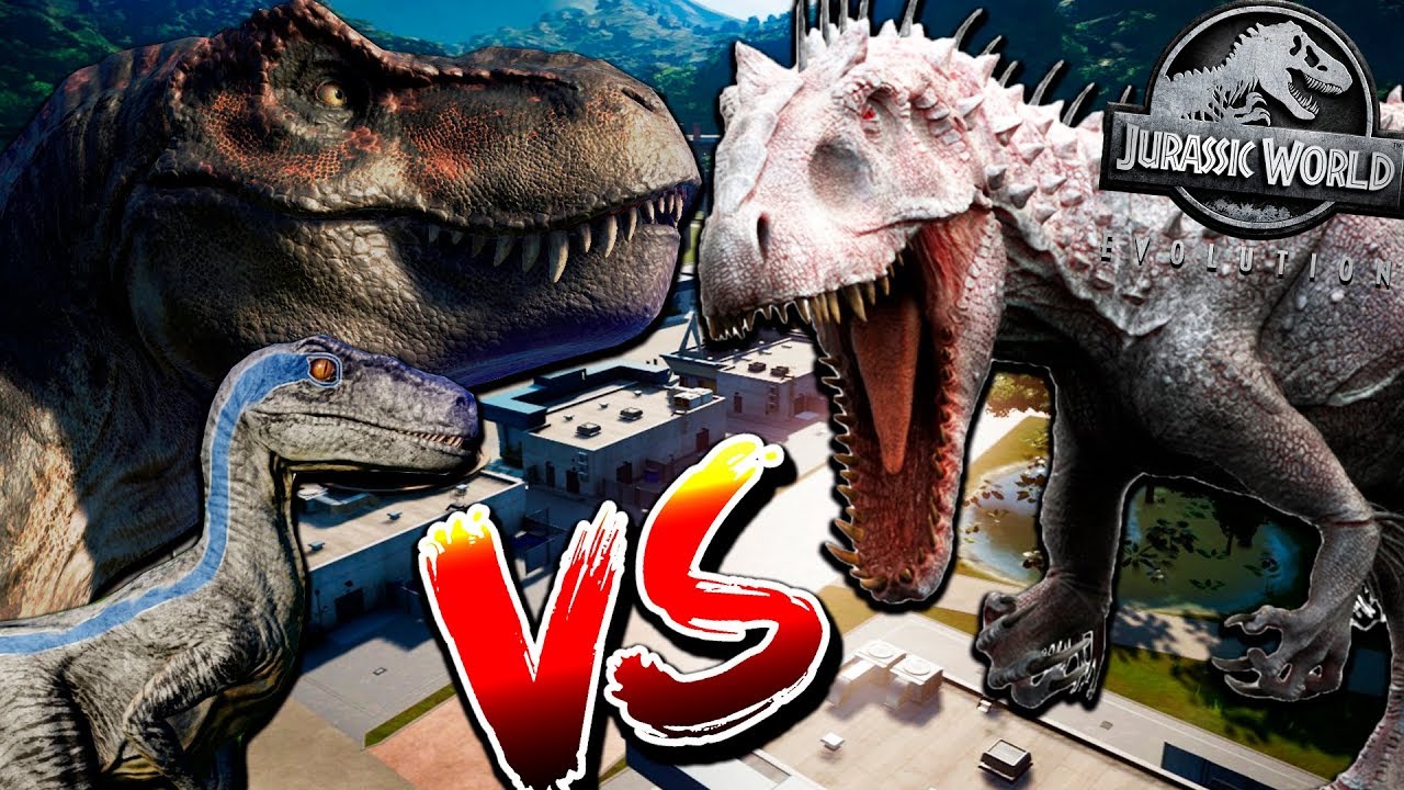 DINOSSAUROS VS INDOMINUS REX! - Jurassic World - O Jogo - Ep 249 