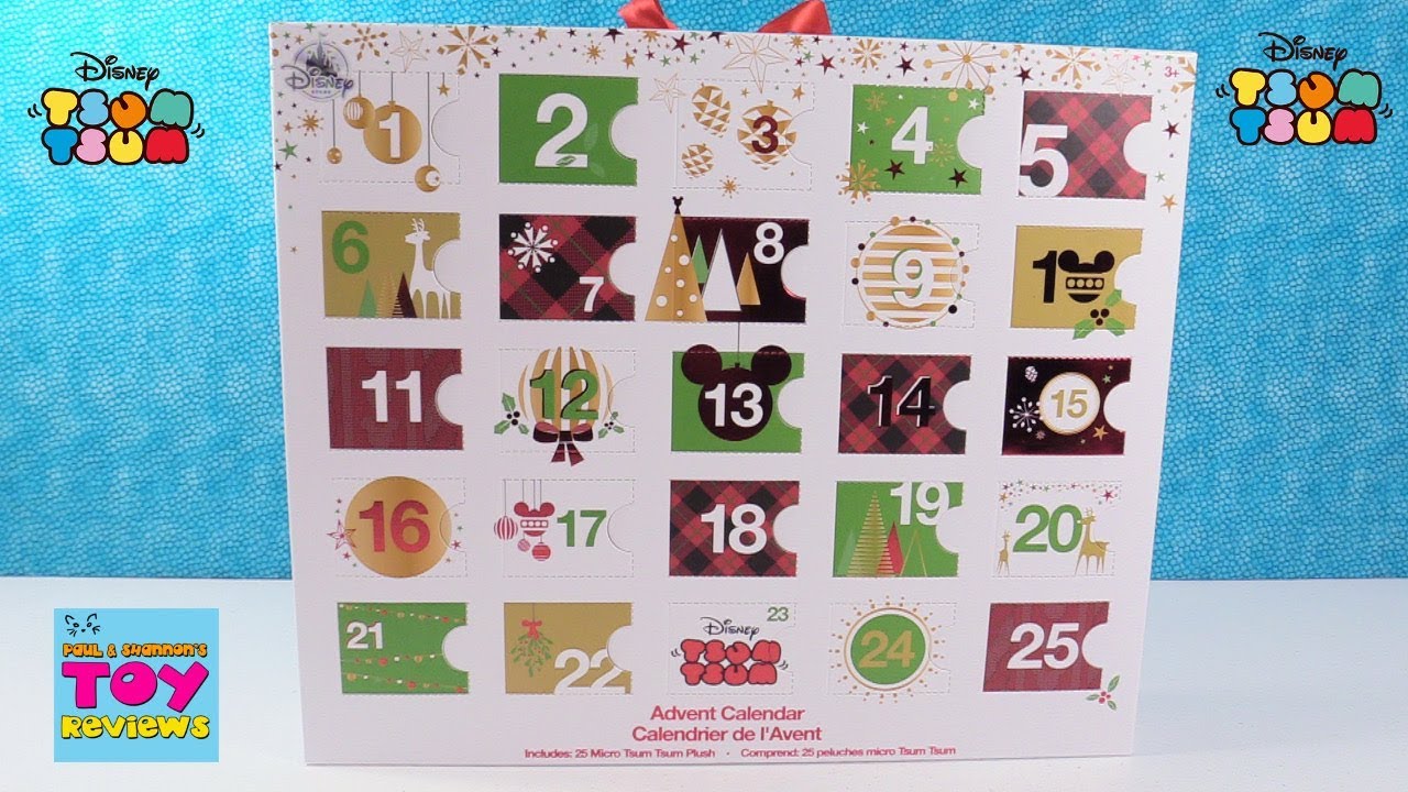 disney tsum tsum plush advent calendar