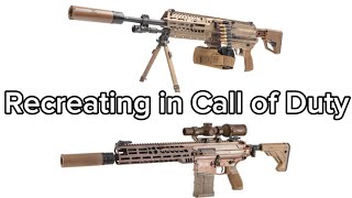 Recreating the XM250 and XM7 in Call of Duty