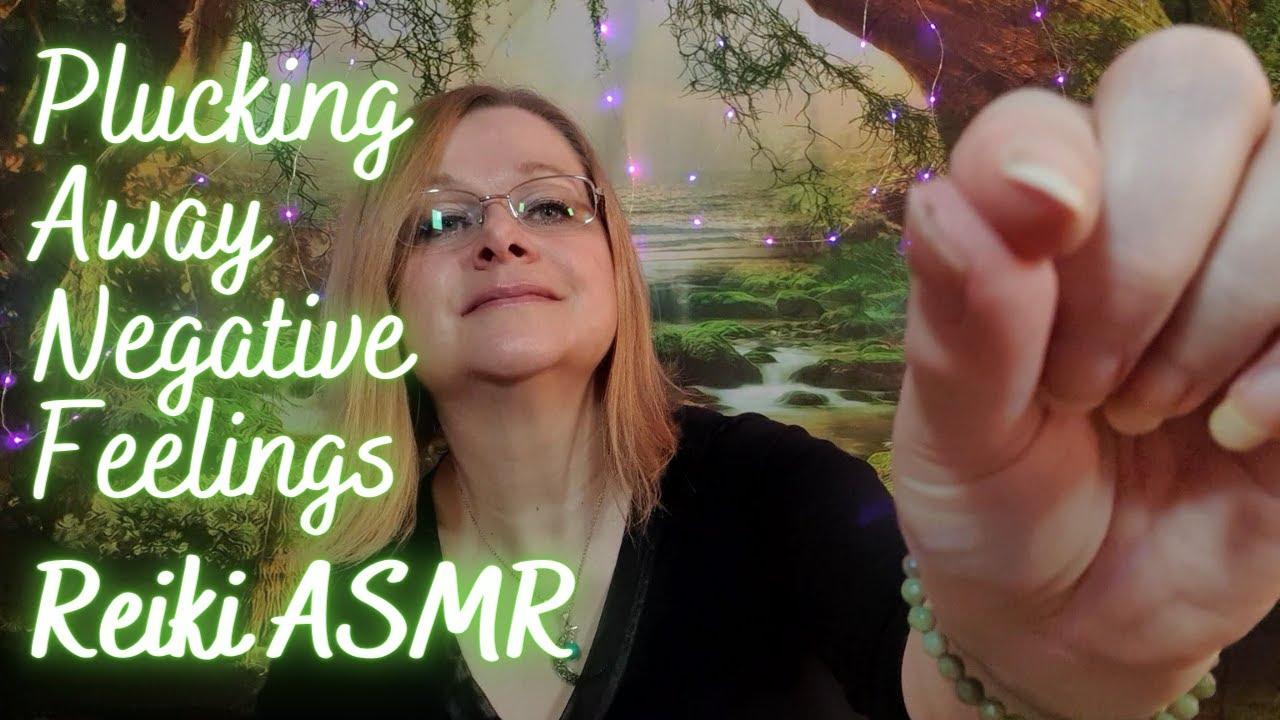 Plucking Away Negative Thoughts And Feelings Reiki Asmr Lepidolite